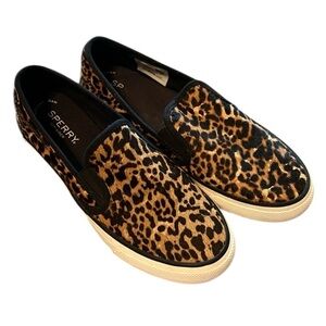 Sperry Animal Print Calf Hair Seaside
Slip On Sneakers